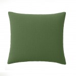 Taie d'oreiller en gaze de coton lave 65 x 65 cm Douce vert