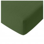 Drap-housse 160 x 200 cm  Gaze de coton lav Vert Cdre