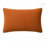 Taie d'oreiller en gaze de coton lave 50 x 70 cm Douce safran mineral