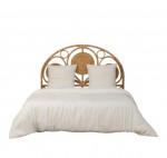 Parure de lit en gaze de microfibre 260 x 240 cm Uni blanc