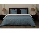 Housse de couette + taies Gaze de microfibre Bicolore