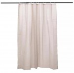 Rideau de douche avec anneaux 180 x 200 cm Colors lin
