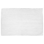 Tapis de bain 50 x 80 cm Colorama blanc