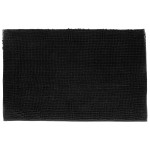 Tapis de bain 50 x 80 cm Colorama noir
