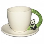 Tasse à café anse forme Panda
