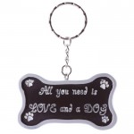 Porte-clés os pour chien Dog All you need is Love and a Dog