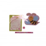 Set Crayon et Bloc notes Abeille