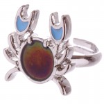 Bague d'humeur Vie marine Crabe