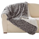Plaid tout doux 125 x 150 cm Eskimos marron glace