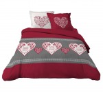 Housse couette + taies 220 x 240 cm Home Sweet Home