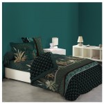 Parure housse couette 6 pieces 240 x 260 cm Fleuriana