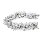 Guirlande de sapin artificiel enneigee 180 cm