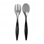Lot de 2 couverts a salade 6 x 29 cm Grand Chef charbon