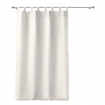 Rideau � passants 140 x 260 cm Uni creme