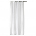 Rideau � oeillets schantung 140 x 240 cm Shana blanc