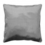Housse de coussin 40 x 40 cm Shantung Shana gris perle