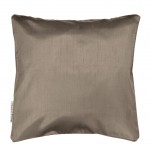 Housse de coussin 60 x 60 cm Shantung Shana noisette