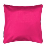 Housse de coussin 60 x 60 cm Shantung Shana fuchsia