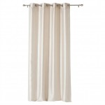 Rideau � oeillets schantung 140 x 280 cm Shana naturel