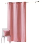 Rideau � oeillets 140 x 240 cm Galactic corail