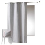 Rideau � oeillets 140 x 240 cm Galactic Gris