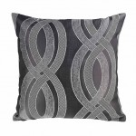 Coussin Jacquard 40 x 40 cm Miriade Anthracite