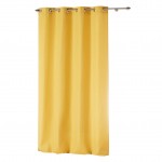 Rideau a oeillets 140 x 280 cm Absolu moutarde