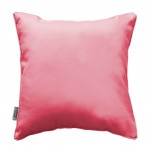 Coussin uni passepoil 60 x 60 cm Corail