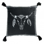 Coussin Mohicana noir