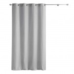 Rideau a oeillets 140 x 260 cm Filliane gris