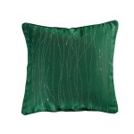 Coussin Passepoil 60 x 60 cm Filliane emeraude