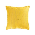 Coussin Passepoil 60 x 60 cm Filliane jaune