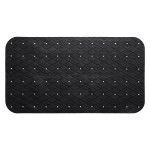 Tapis fond de baignoire 35 x 70 cm Colorama noir