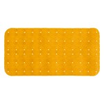 Tapis fond de baignoire 35 x 70 cm Colorama moutarde