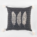 Coussin Eternity anthracite 40cm