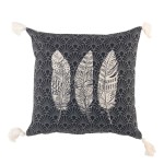 Coussin Eternity 40 x 40 cm anthracite