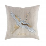 Coussin dhoussable Love Heron