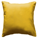 Coussin passepoil 60 x 60 cm miel