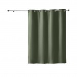 Rideau  oeillets occultant 135 x 180 cm Uni kaki
