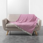 Plaid coton Pithaya rose