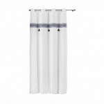 Rideau � oeillets 140 x 240 cm Amaya bleu