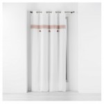 1 Rideau a oeillet 140 x 240 cm Amaya rose