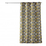 Rideau � oeillets 140 x 260 cm Palpito jaune anthracite