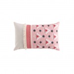 Coussin 30 x 50 cm Esmeralda rose