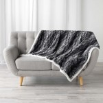 Plaid 125x150cm sherpa Grizzly gris