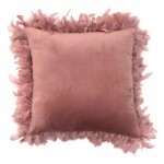 Coussin plumes 40 x 40 cm Marline rose