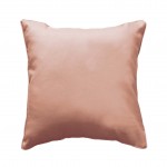 Coussin passepoil 40 x 40 cm Rose poudre