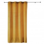Rideau a oeillets effet velours 140 x 240 cm Velvetine jaune
