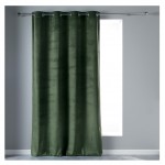 Rideau a oeillets velours 140 x 240 cm Velvetina Kaki