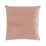 Coussin velours Velvetina Rose dragee